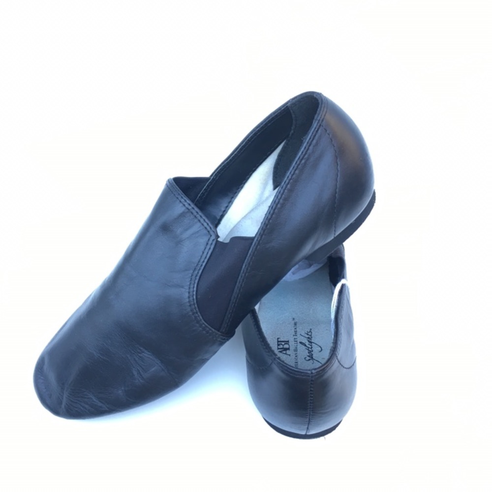 ABT Spotlights Leather/Lining Black Ballerinas Slip-on Shoes 7